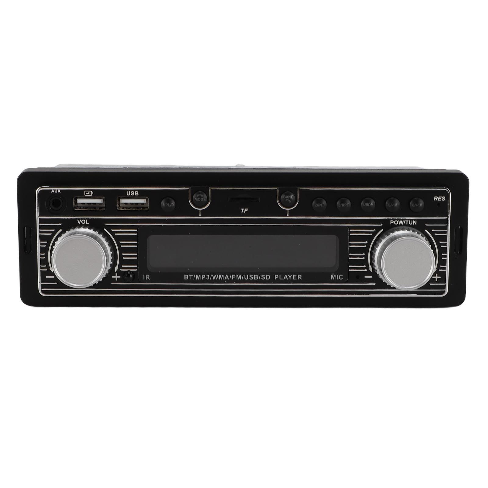 

Автомобильный стереоприемник, комплект, однодиновый мультимедийный цифровой FM-радиоприемник в приборной панели, MP3-плеер, USB 12 В, универсальный