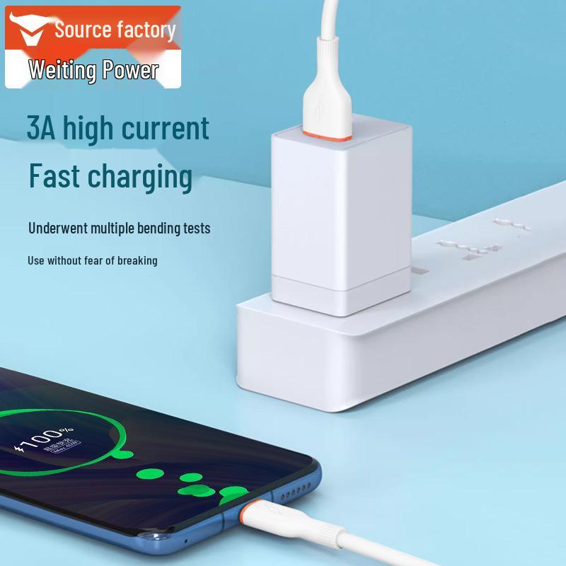 3A Liquid Silicone Type-C Super Fast Charging Cable for Android