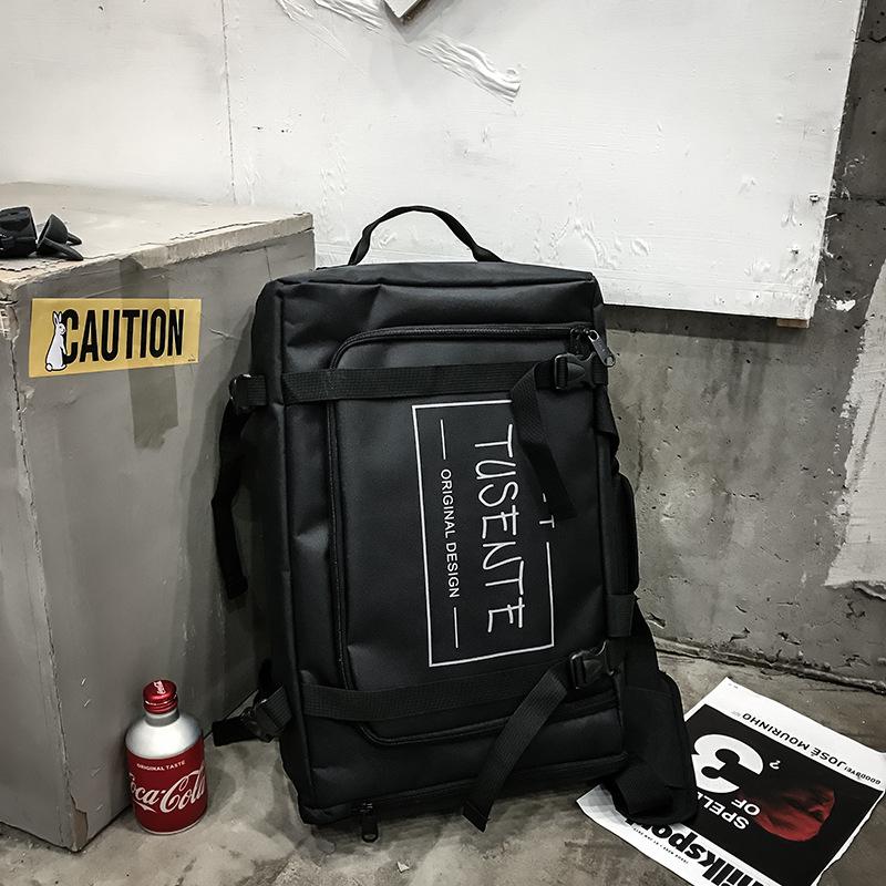 Schoolbag Backpack Men's Personality Backpack Casual Large Capacity Multifunctional Women's Student School Bag Fashion Trend Travel Bag