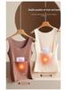 Women's Seamless German Velvet Warm Vest with Double Pockets - Thickened for Autumn and Winter.
