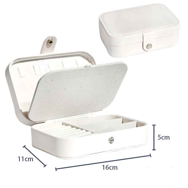 

Кнопки для хранения на молнии, органайзер для ювелирных изделий, контейнер, портативная шкатулка для драгоценностей, органайзер для ювелирных изделий, дисплей, дорожные коробки для ювелирных изделий 16x11x5 cm белый/бежевый