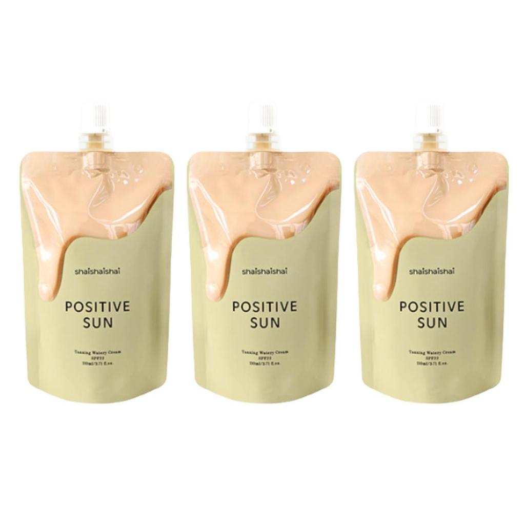shaishaishai Positive Sun Tanning Watery Cream SPF22 Tube Type: 150ml, Pouch Type: 110ml (7 Options)