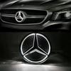 YEW1 Black & Silver Border Car Front Grille Star Emblem for Mercedes-Benz W205, C, E, ML, GL, GLA, CLA (2013-2016)