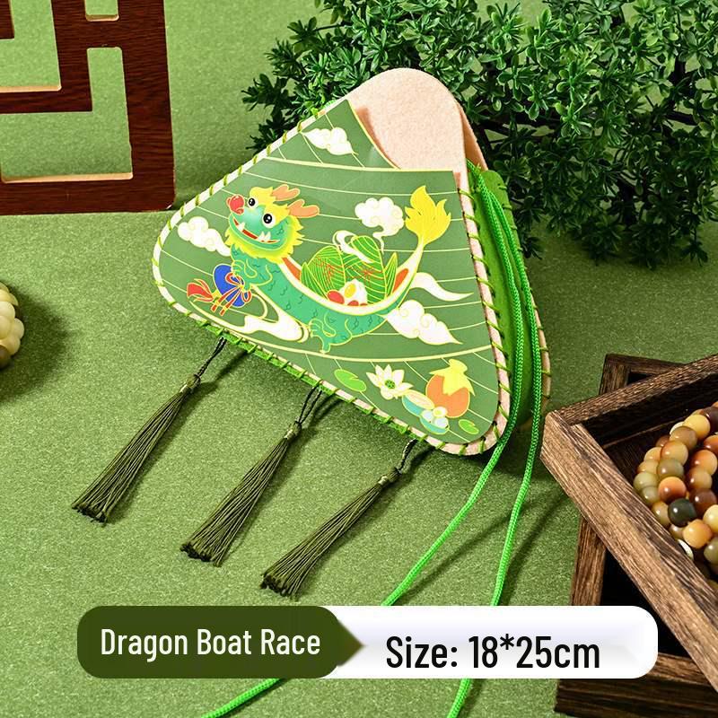 DIY Zongzi Crossbody Bag Kit for Kids - Creative Non-woven Parent-Child Activity