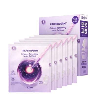 Collagen Remodeling Serum Gel Mask Firming Elasticity Sheet Mask 6pcs