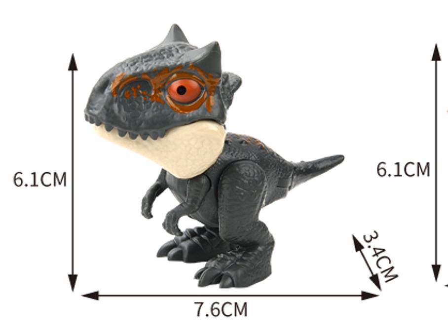 New Children's Educational Finger-Biting Dinosaur Toy Set - Blind Bag Edition