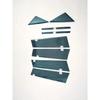 For Mazda 3 Axela Sedan      Window Center B C Pillar Column Cover Trims Strips Car Styling Accessories
