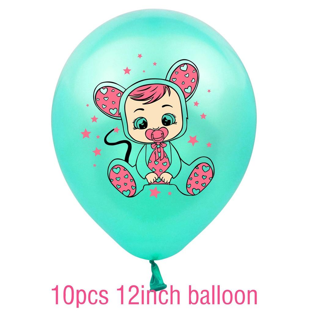 Birthday Theme Party Banner Cake Topper Balloon Baby Gift