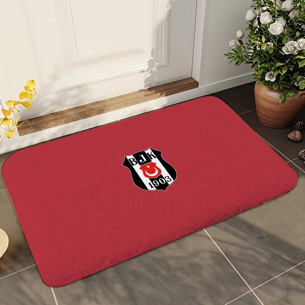 1pc Fashion Besiktas BJK Bathroom Absorbent Mats Anti-Slip Mats Home Decor Supplies Carpets Home Kitchen Floor Mats