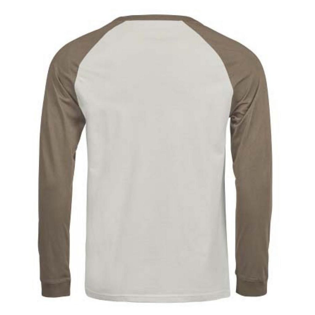 Tee Jays Mens Unlabeled Baseball Long-Sleeved T-Shirt