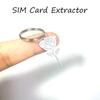 1 Stück Kreativer und personalisierter SIM-Karten-Extraktor, Rosenblumen-Karten-Extraktor aus Edelstahl, langlebige Stecknadel für die Kartenoberseite