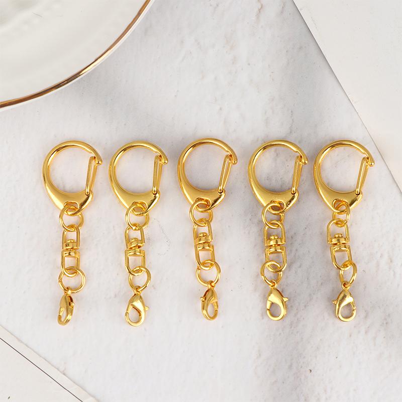 

5/10/20Pcs D Shaped Lobster Clasp Chain Connector For Diy Jewelry Making Findings Key Chain Accessories 5pcs