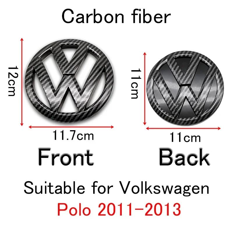 ·Car Logo Front Grille Rear Trunk Decoration Sticker Accessories For Volkswagen GTI Passat Magotan Golf Polo 6 7 VW Tiguan Zw0