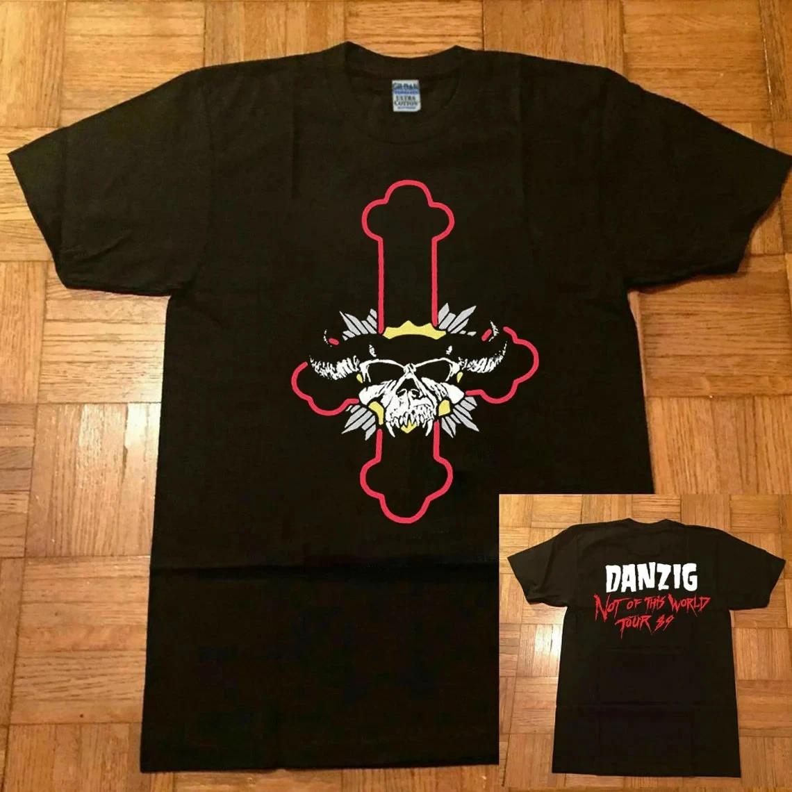Danzig T-Shirt, Danzig Not Of This World Tour 1989 T-Shirt, Danzig Heavy Metal B S