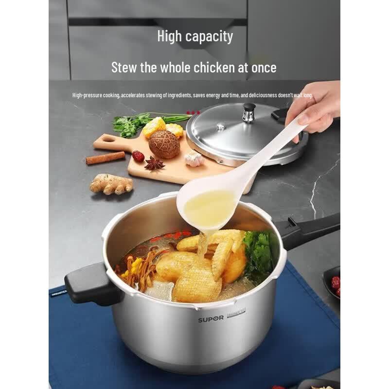 SUPOR 24cm 304 Stainless Steel Pressure Cooker