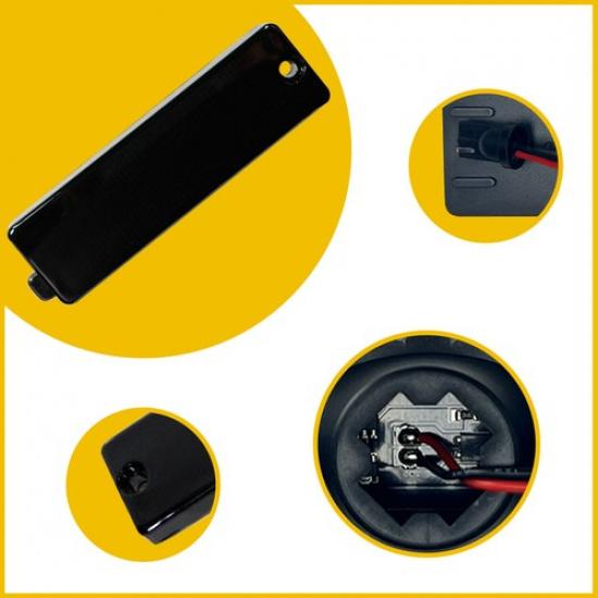 Red LED Smoked Rear Turn Signal Side Marker Lights Lamps For 93-02 Chevy Camaro