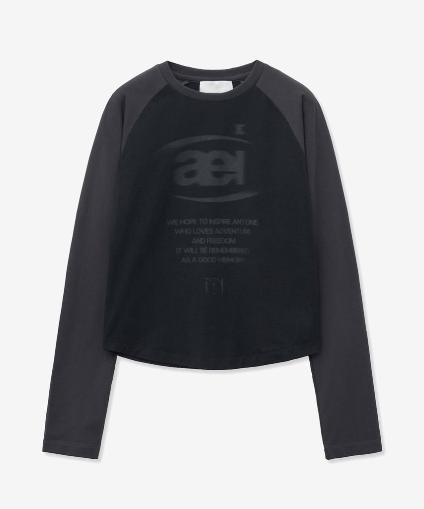 MINAV Archive Symbol Raglan T-Shirt W [Black]