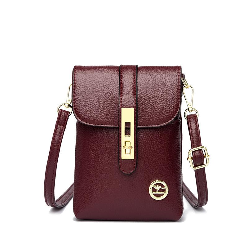 Damentasche neue Mode Handy-Tasche Schulter Umhänge-Mode tragbare kleine quadratische Tasche Damen