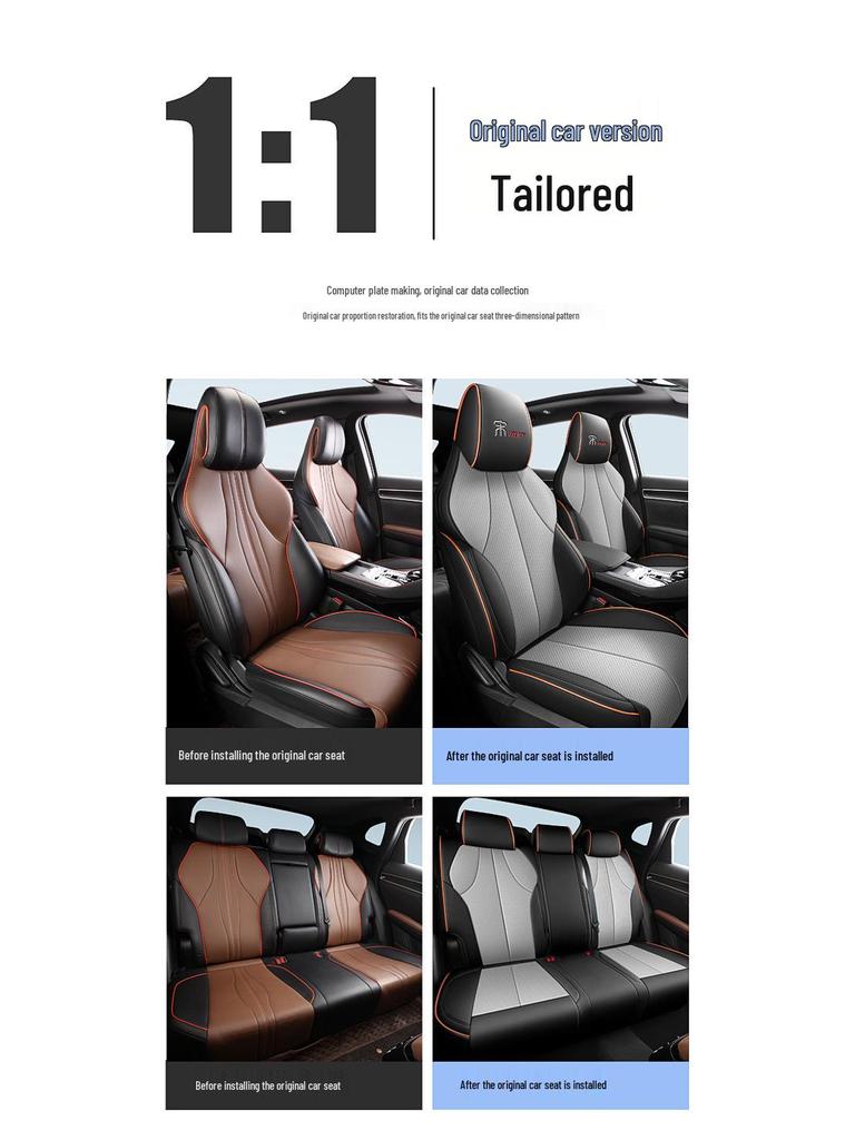 BYD Song Plus DMI Full Coverage Seat Cover, All-Season Universal Fit for Song Plus EV