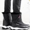 Warm Snow Boots for Men Cotton Shoes for Winter Outdoor Fashion Simple Comfortable Anti Slip Wear-resistant Cotton Shoes
