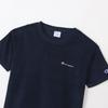 Champion Short Crew Relax Embroidered Script Short Sleeve L T-Shirt, Sleeve, Neck, Fit, Logo, T-Shirt, Women's Basic, CW-X341, Navy,