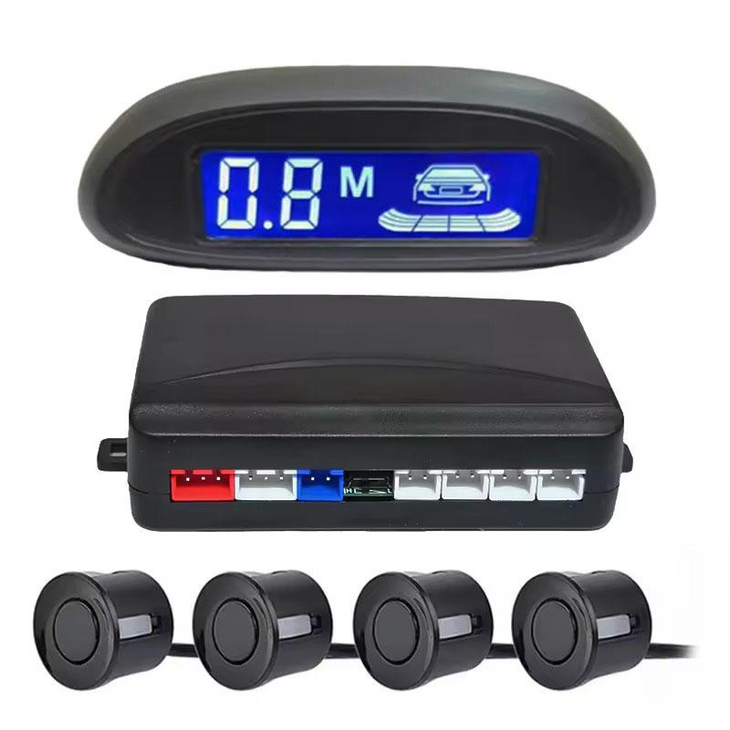 Sinovcle Parking Sensor For Car With Auto Parktronic Reverse LED Monitor 4 Sensors Radar Detector System Backlight Display