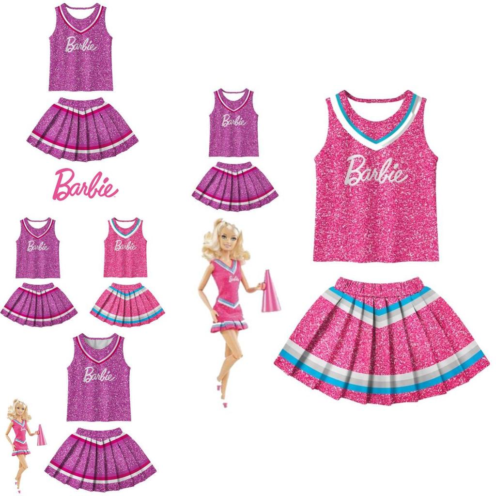 Barbie Film Fialové Polyesterové Vlákno Cosplay Šaty Pro Děti Velikosti)
