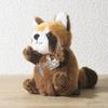 Take Off Red Panda Plush Toy Strap with Initial Charm [H] Angel's Mischief Series