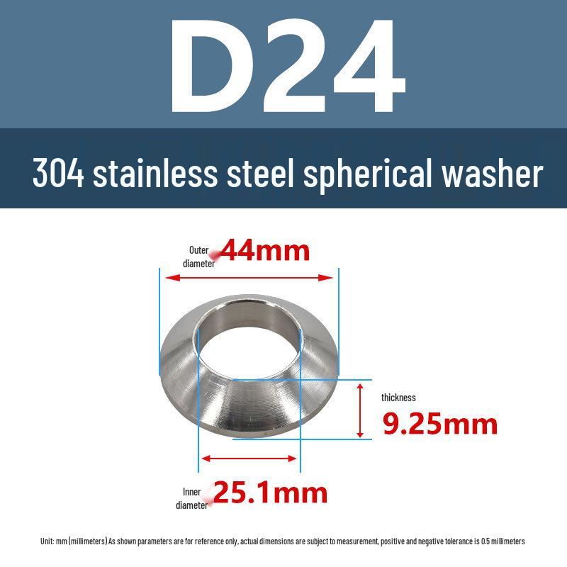 304 Stainless Steel Spherical Tapered Gasket - Concave-Convex Combination