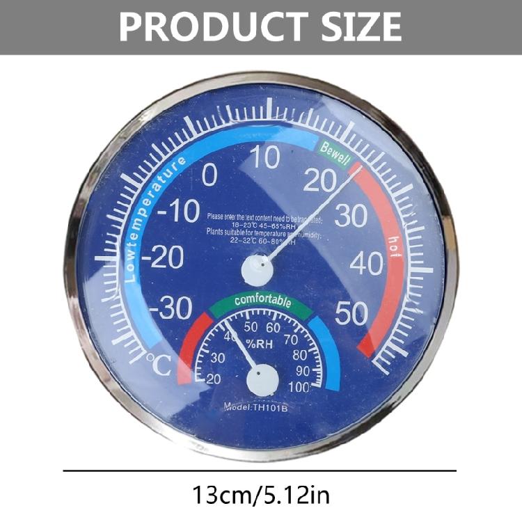 Wall Mount Thermometer Hygrometer Indoor Analog Humidity Meter Gauge Monitor