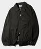 Placestudioman Vintage Washed Cut-Out Collared Neck Cotton Zip-Up Bomber Jumper_3 Colors