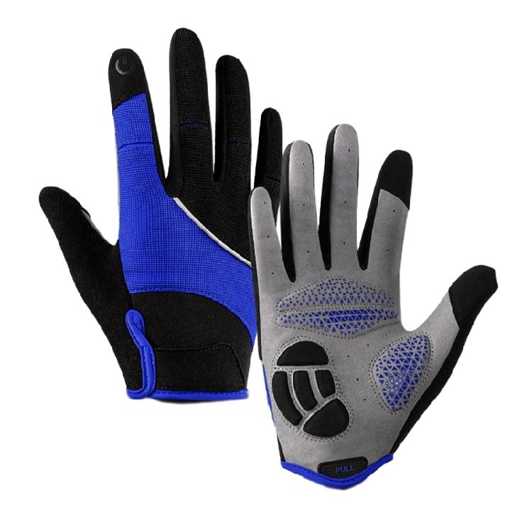 Cycling Gloves Nonsip Silicone Palm with Breathable Shock Absorption Padding For Professional Training And Commuting