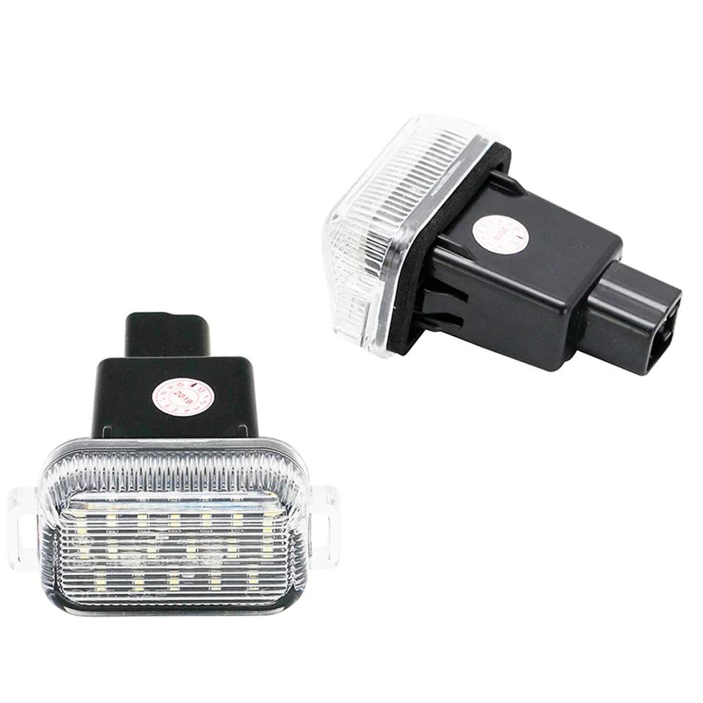 2Pcs Error Free White LED License Plate Light Number Lamp For Mazda A/T (Aka Mazda 6) 2014-2020 For Mazda3 Hatchback 2014-2018