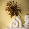 Nordic Style White Ceramic Vase for Elegant Living Room Flower Arrangements