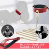 Sevenight SM Restraints for Women 6 Piece Set with Lead SM Goods Unisex Handcuffs Multiple Positions Couple Restraint Goods SM Play SM Goods Women PU