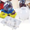 2pcs Dragon Egg & Dinosaur Silicone Molds for Resin and Candle Making - Easter Craft Supplies, Home Decor Animal Shapes