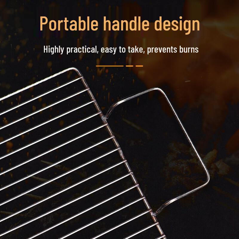 BBQ Grill Mesh Rack with Handle