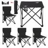 ZISIZ Outdoor Folding Camping Table & Chair Set