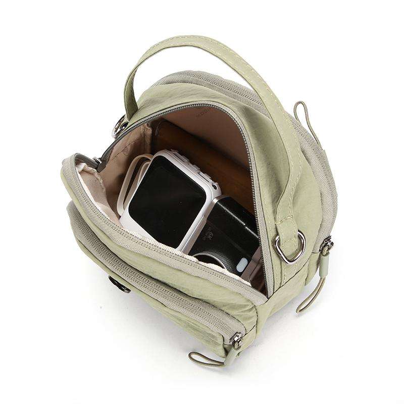Women's Bag Nylon Bag Solid Color Shoulder Crossbody Bag Mobile Phone Bag