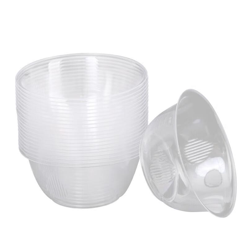 JingJingRS 300ML Verdicktes Einweg-Plastikschüssel-Set