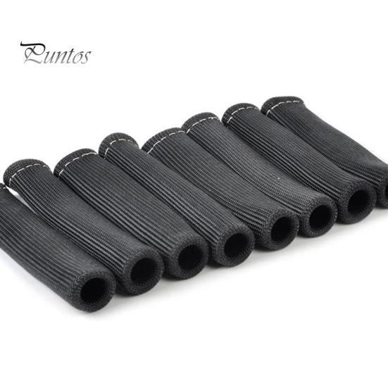 8Pcs Profissional Acabamento Fino Espessado Protetor de Vela de Ignição Vela de Ignição Proteção Térmica Manga Isoladora Acessórios Automotivos