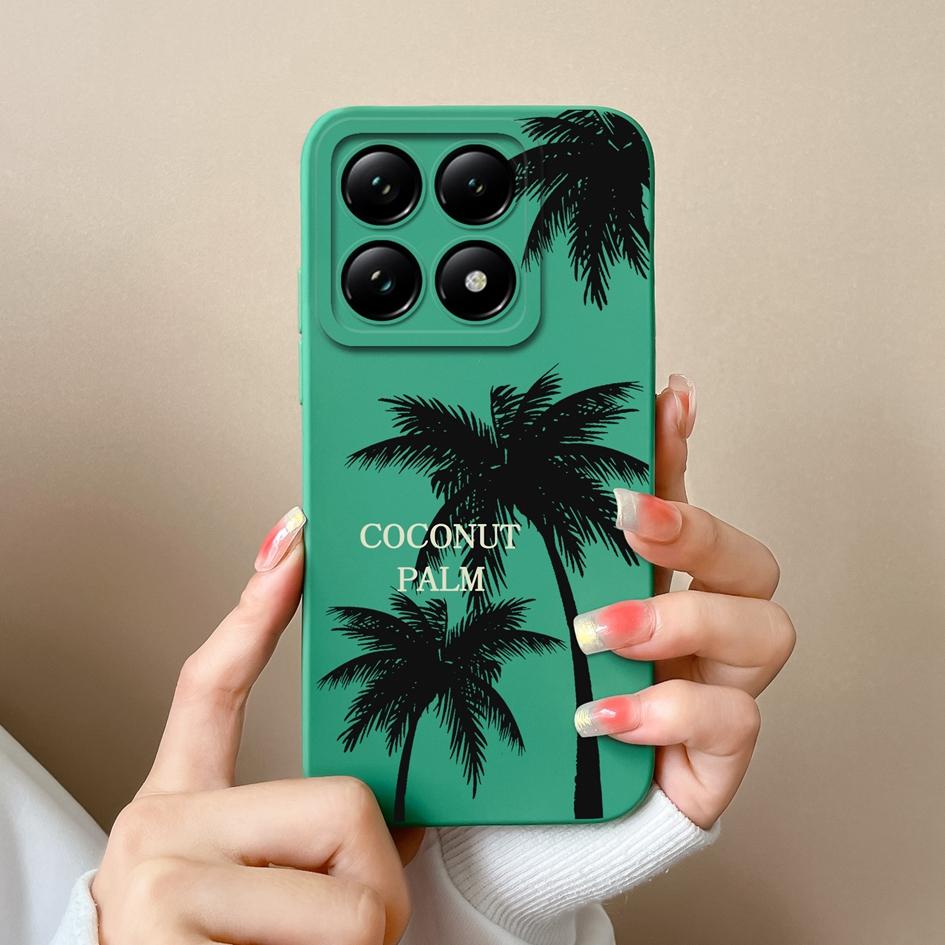 Weiche neue Hüllen für Xiaomi 14T 15 Pro Capa Hübsche Wolkenblumen Stilvoller Schutz aus flüssigem Silikon Langlebiger Anti-Tropfen für Xiaomi Shell Back Covers