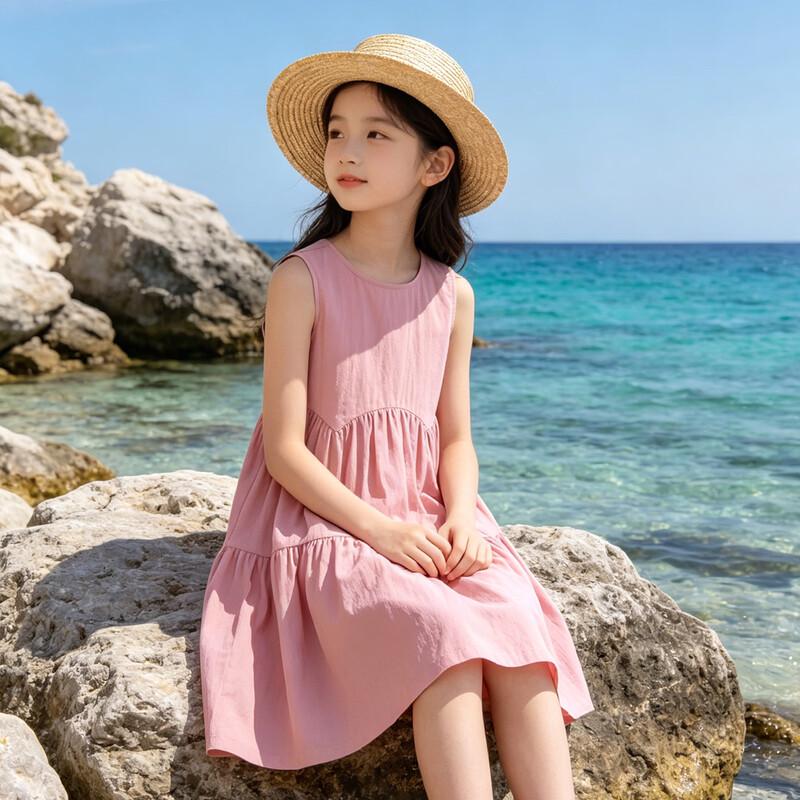 Xiaoyinman Girls' 2026 Summer Sleeveless Princess Dress