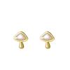 Mushroom Earrings Small and Exquisite Light Luxury High-end Niche Design Earrings for Women
