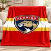 Florida Panthers blanket Flannel Blanket Soft Cozy Plush Throw for Sofa Bed Lightweight Home Decoration Outdoor camping