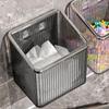 Punch-Free Wall-Mounted Bathroom Storage Box for Cosmetics and Washcloths