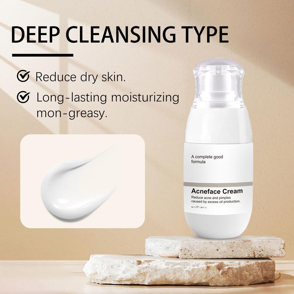 Facial Acne Cream Gentle Nourishing And Fading Facial Acne Marks And Blue Acne To Remove Closed Comedones Cream