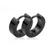 1 Pairs Fake Ear Clip Hoop Earrings for Men Women Stainless Steel Painless Non Piercing Fake Earrings Jewelry Gifts