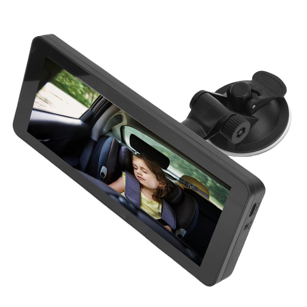 Dual Baby Car Camera with 6.86 Inch Display HD 360 Degree Rotatable   Back  Camera for Car SUV Travel