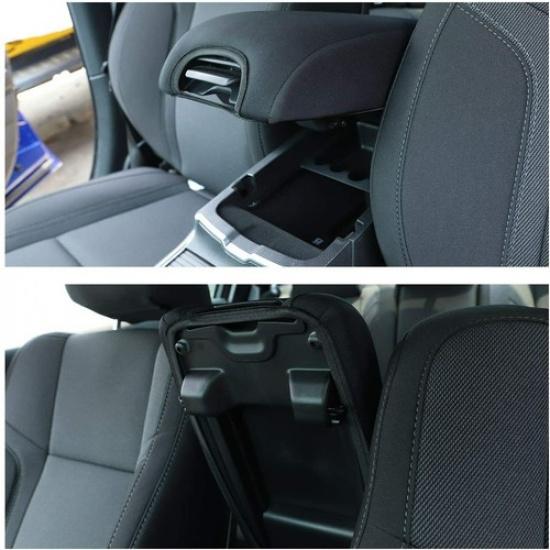 For Charger Center Console Cover Armrest Pad for Dodge Charger 2015- Black
